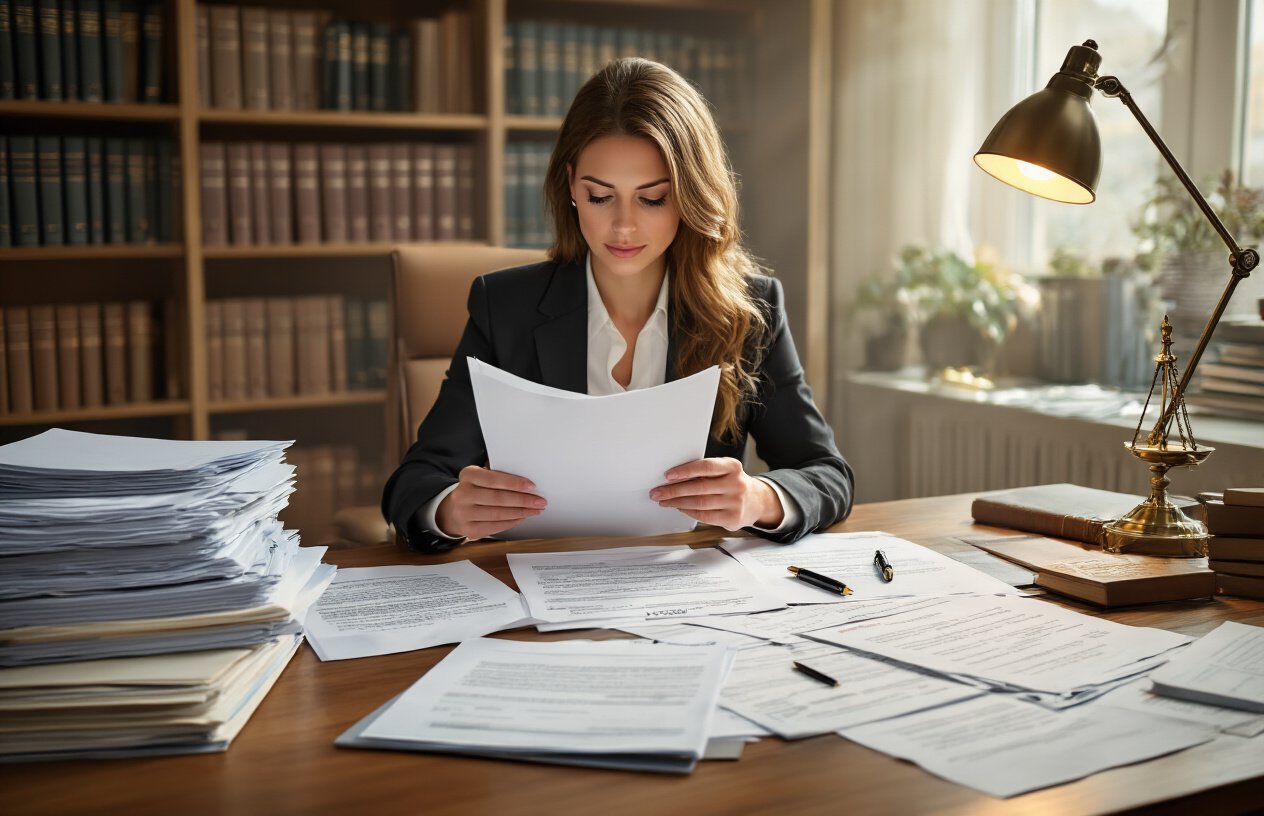Preparação e organização da documentação legal